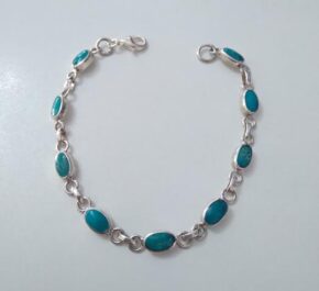 Pulsera de piedra, turquesita
