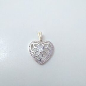 Dije corazon calado
