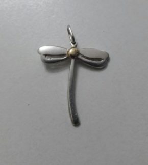 Dije plata y oro macizo