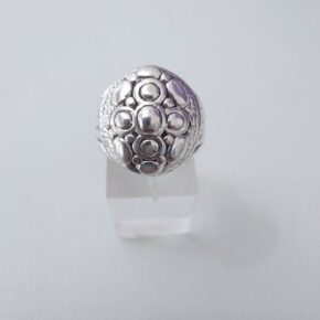Anillo plata inflada, hueca