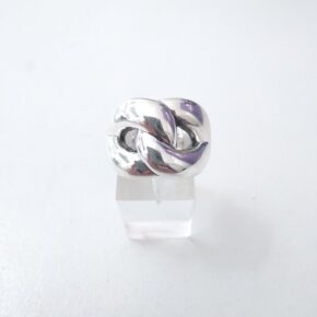 Anillo plata inflada, hueca