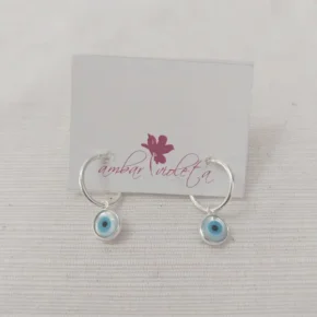 Aros argollas de plata