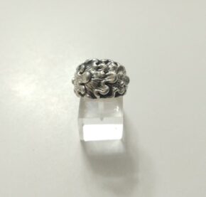 Anillo plata inflada, hueca