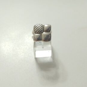 Anillo plata inflada, hueca