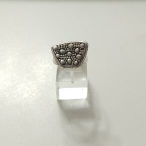 Anillo plata inflada, hueca