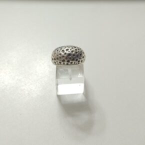Anillo plata inflada, hueca