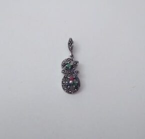 Dije raiz de piedras preciosas