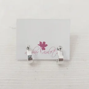 Aros argollas de plata hueca