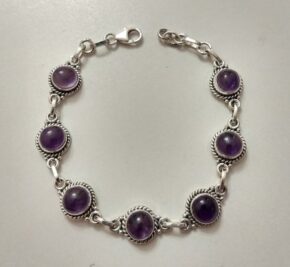 Pulsera piedra amatista