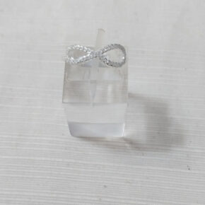 Anillo ala plata y strass
