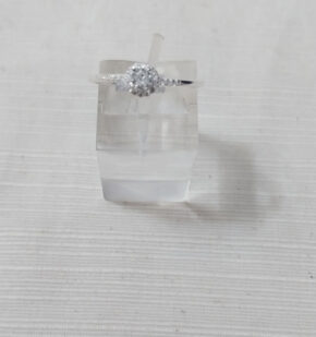 Anillo plata cubic y strass