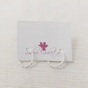 Aros argollas de plata