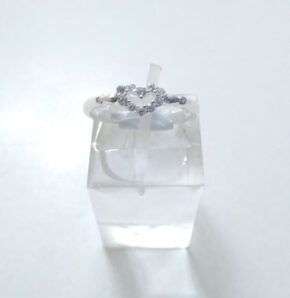 Anillo plata cubic y strass