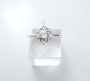 Anillo plata cubic y strass