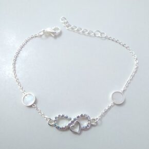 Pulsera acero blanco
