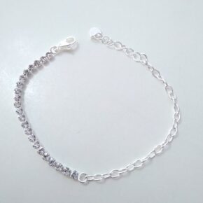 Pulsera acero blanco