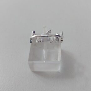 Anillo plata cubic y strass