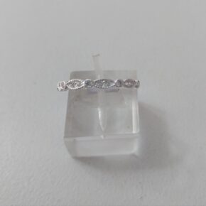 Anillo plata cubic y strass