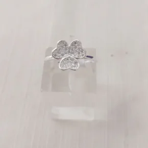 Anillo plata cubic y strass