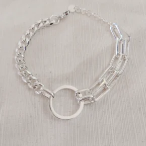 Pulsera acero blanco