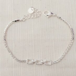 Pulsera acero blanco