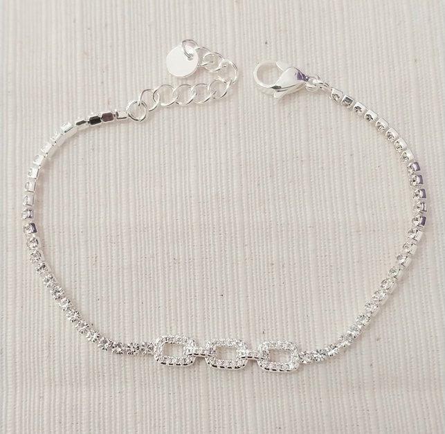 Pulsera acero blanco