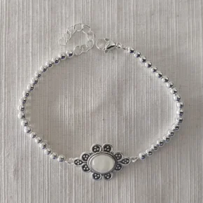 Pulsera acero blanco