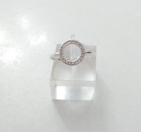 Anillo plata cubic y strass