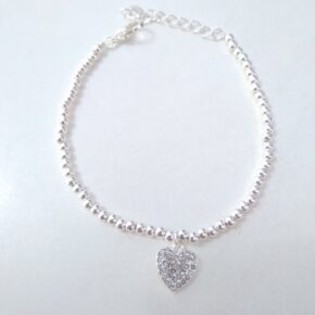 Pulsera acero blanco