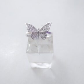 Anillo plata cubic y strass