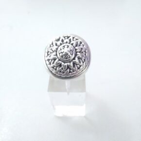 Anillo plata inflada, hueca