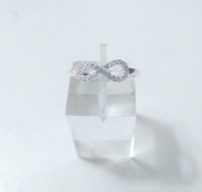 Anillo plata cubic y strass