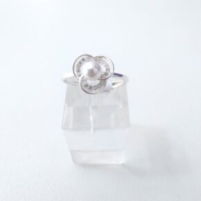 Anillo plata cubic y strass