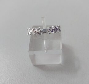 Anillo plata cubic y strass