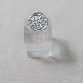 Anillo de plata y oro