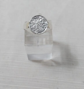 Anillo de plata y oro