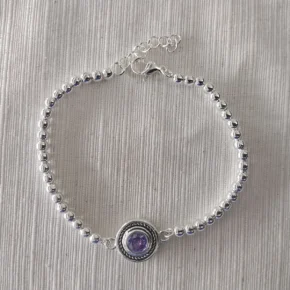 Pulsera acero blanco