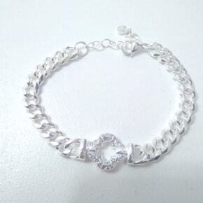 Pulsera acero blanco