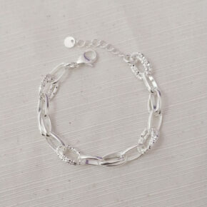 Pulsera acero blanco