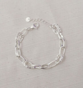 Pulsera acero blanco