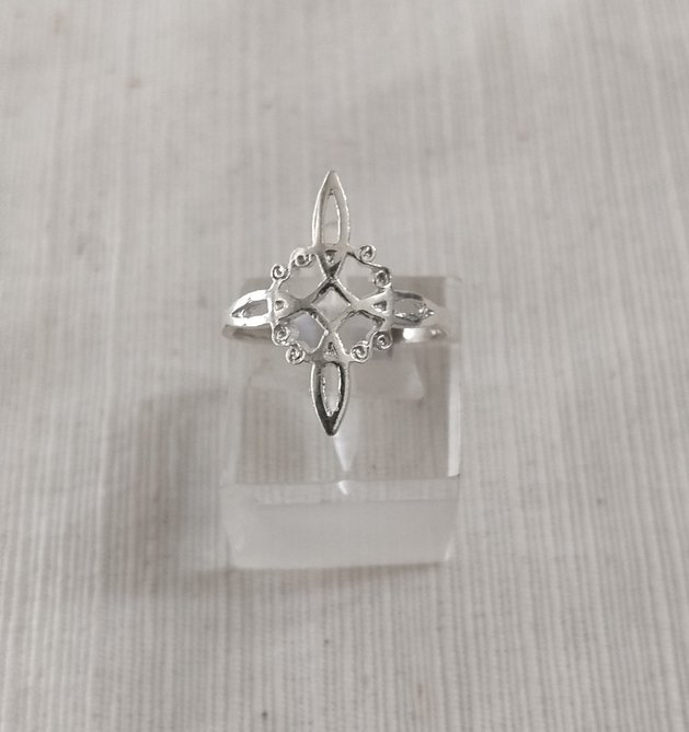 Anillo plata macizo