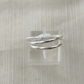 Anillo plata macizo