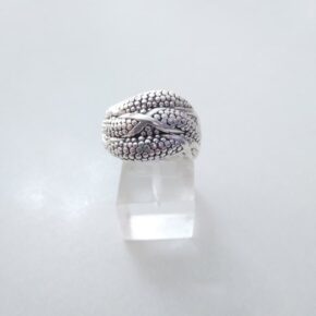 Anillo plata inflada, hueca