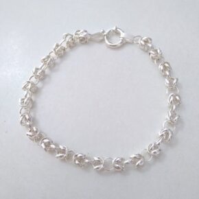 Pulsera combinada, cierre marinero