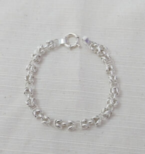Pulsera combinada, cierre marinero