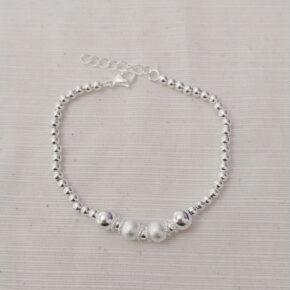 Pulsera acero blanco