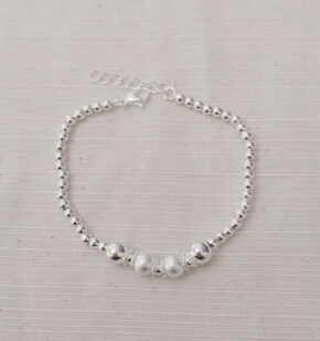 Pulsera acero blanco