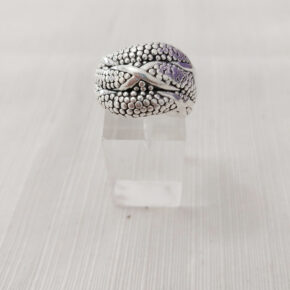 Anillo plata inflada, hueca