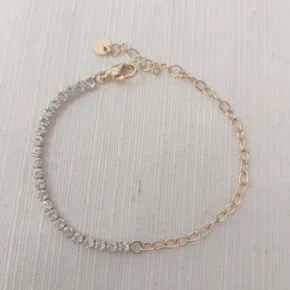 Pulsera acero dorado