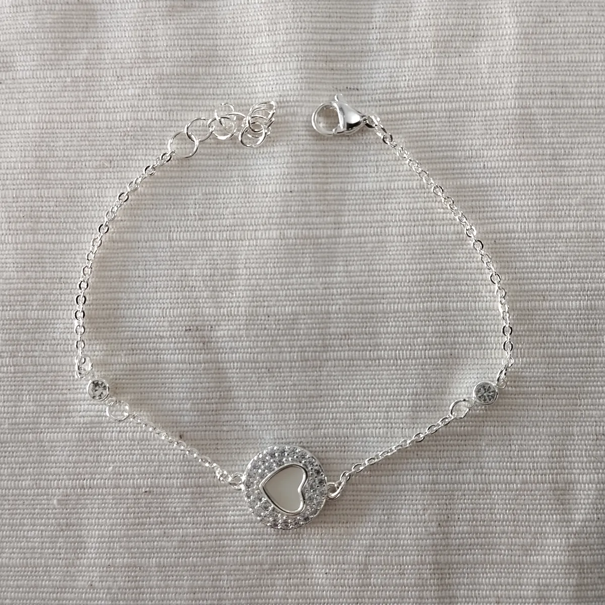 Pulsera acero blanco